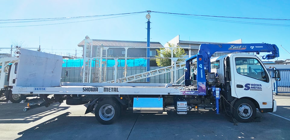 クレーン付き車載車 ウィンチ付き 